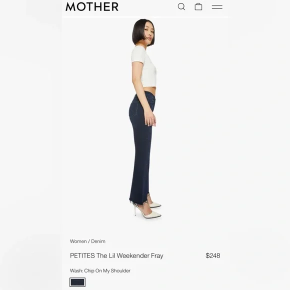 Lil Mother (Petite) Weekender Fray Jeans - Picture 2 of 13